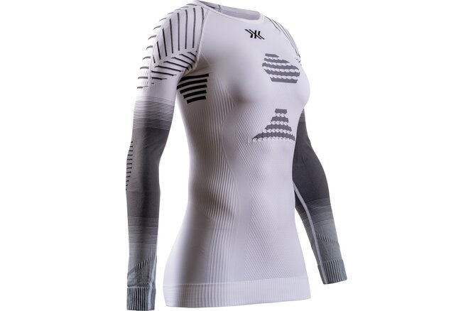 X-BIONIC Women Invent FX Shirt LS X white/grey/light grey