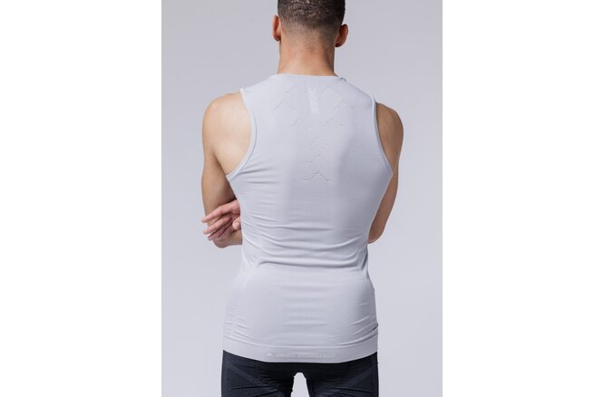 X-BIONIC UNISEX XCeed Ride Baselayer Tank Top seal grey/silver... grey