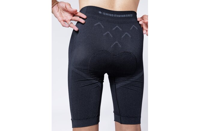 X-BIONIC Men XCeed Ride Liner Shorts X black/rhino grey