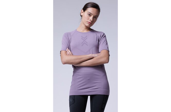 X-BIONIC Women XCeed Run Shirt SH SL dusty lavender/lavender night