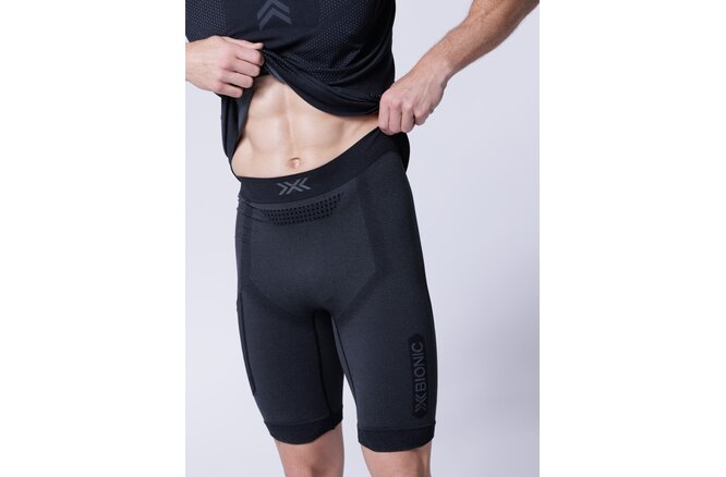 X-BIONIC Men XCeed Run Short Tights X black/rhino grey