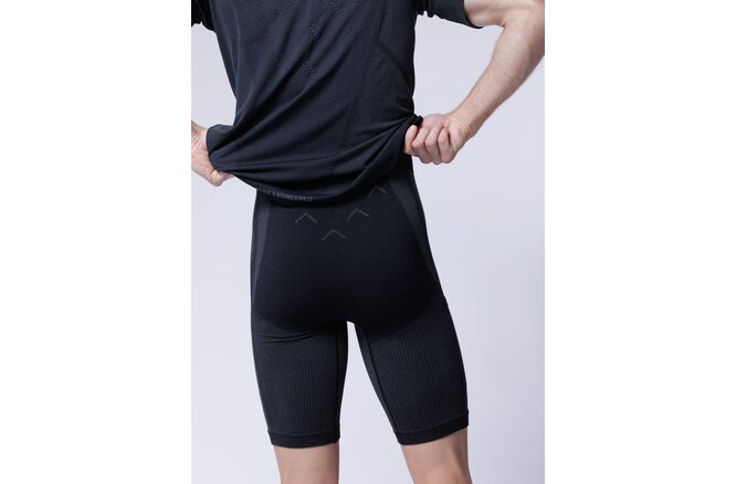 X-BIONIC Men XCeed Run Short Tights X black/rhino grey