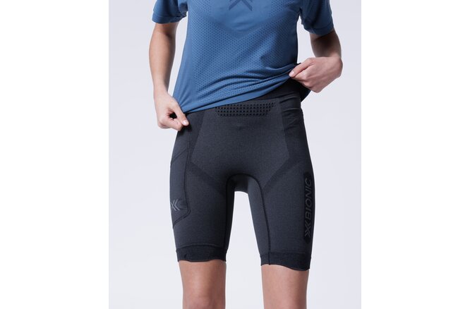 X-BIONIC Women XCeed Run Short Tights X black/rhino grey