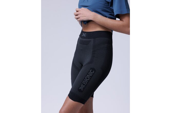 X-BIONIC Women XCeed Run Short Tights X black/rhino grey