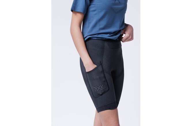 X-BIONIC Women XCeed Run Short Tights X black/rhino grey