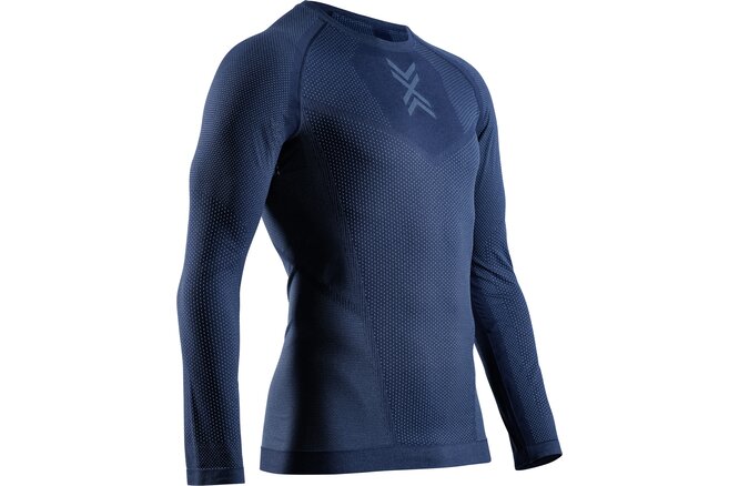 X-BIONIC Men XCeed Run Shirt LG SL marine/slate blue