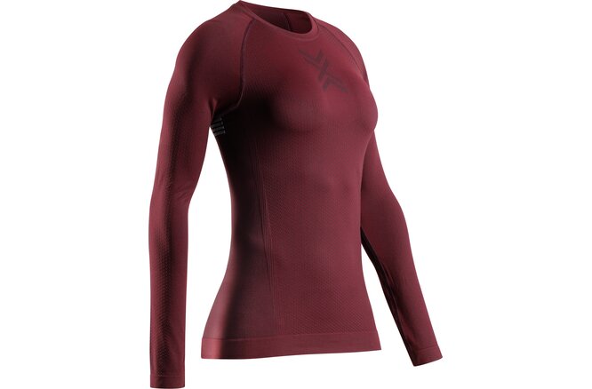 X-BIONIC Women XCeed Run Shirt LG SL oxide red/X black