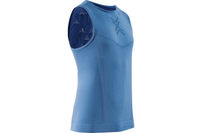 X-BIONIC Men XCeed Run Tank Top slate blue/marine