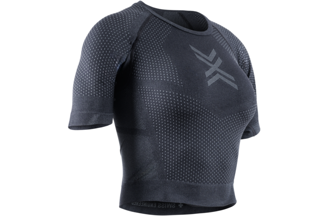 X-BIONIC Women XCeed Run Crop Top X black/rhino grey