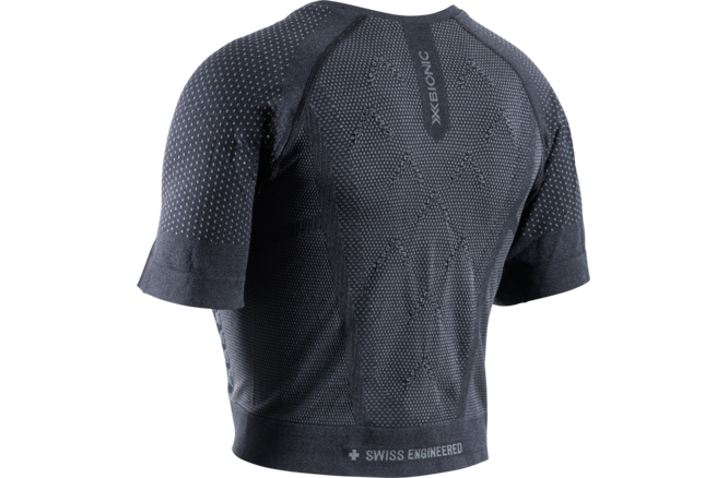 X-BIONIC Women XCeed Run Crop Top X black/rhino grey