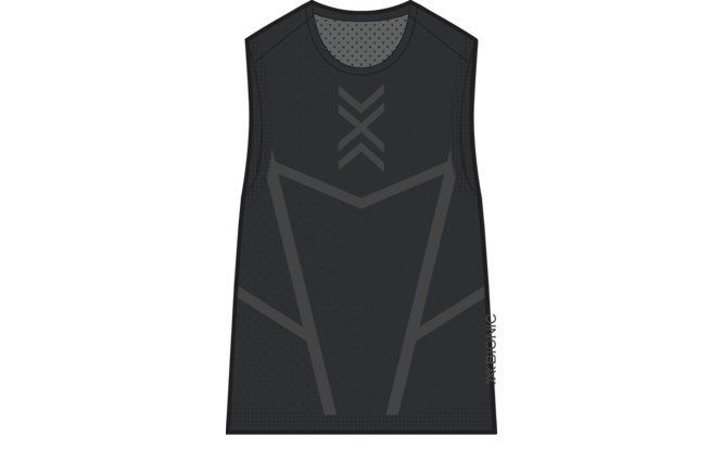 X-BIONIC Women XCeed Run Tank Top X black/rhino grey