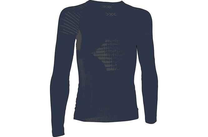 X-BIONIC JR Invent 4.0 Shirt LG SL marine/X black