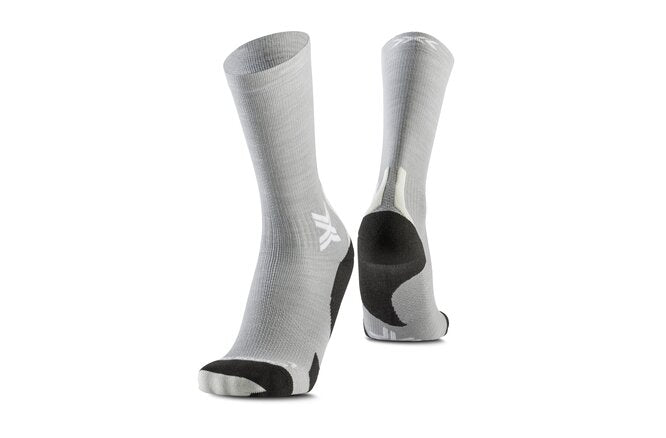 X-SOCKS Run Discover Merino Crew seal grey/light sand
