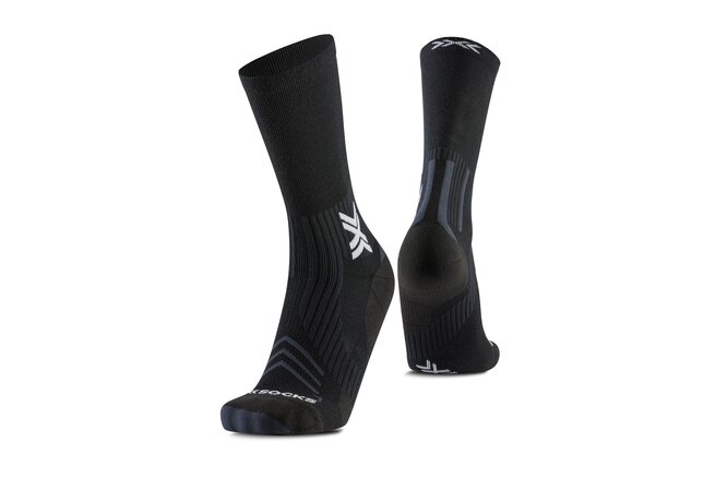 X-SOCKS Run Expert Silk Merino Crew X black/light grey