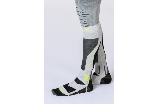 X-SOCKS Snowboard Discover OTC rhino grey/canary