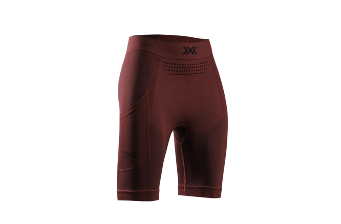 X-BIONIC Women XCeed Run Short Tights oxide red/X black