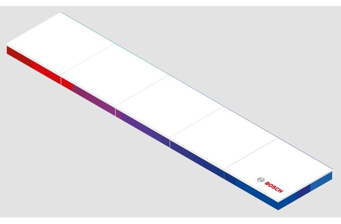 Bosch ebike Möbelsystem: Bodenmodul schmal 200x40x6cm... weiss