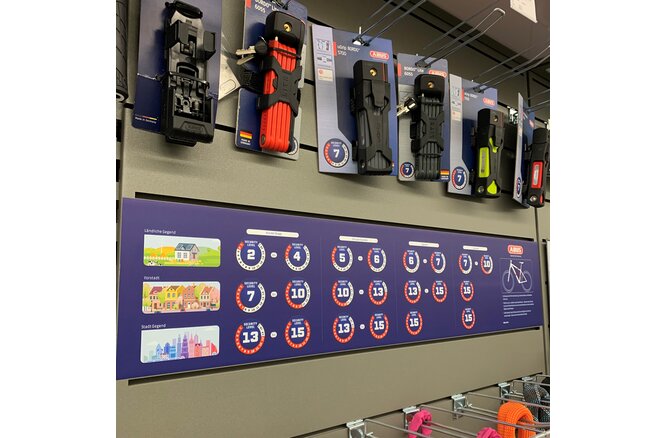 Abus Schlossfinder Querformat 990x210mm deutsch