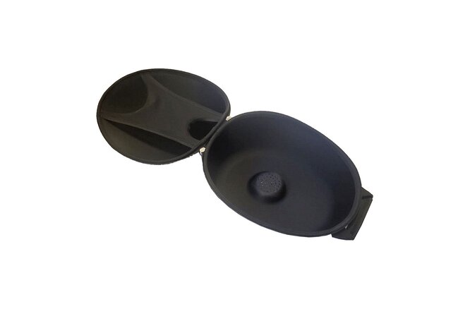 CP helmet hard case blue with white logo