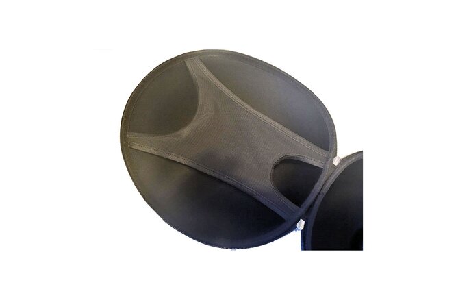 CP helmet hard case blue with white logo