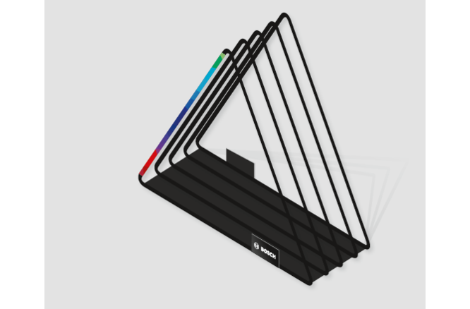 Bosch Möbelsystem: Broschürenständer schwarz