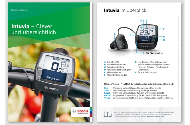 Bosch Quickstartguide Intuvia BUI255 französisch 120x170mm