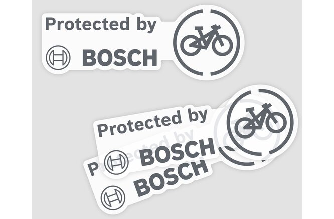 Bosch Sticker "Protected byx" Set à 10 Stück