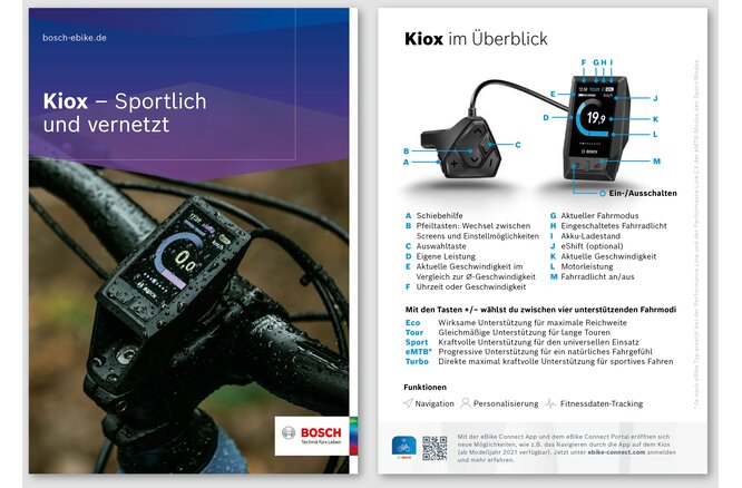 Bosch Quickstartguide Kiox BUI330 deutsch 120x170mm