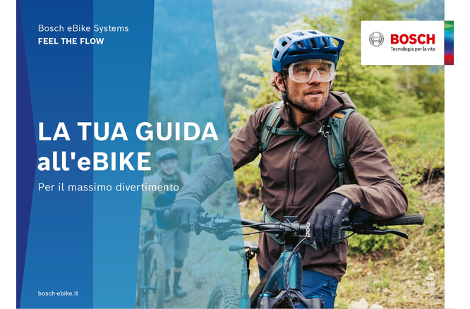 Bosch Broschüre eBike Usage "Dein eBike-Guide" italienisch