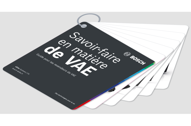 Bosch Kartenset eBike Know-How 7 Karten 11x13x3.5 cm französisch