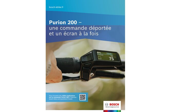 Bosch Quickstartguide Purion 200 BRC3800 französisch 120x170mm