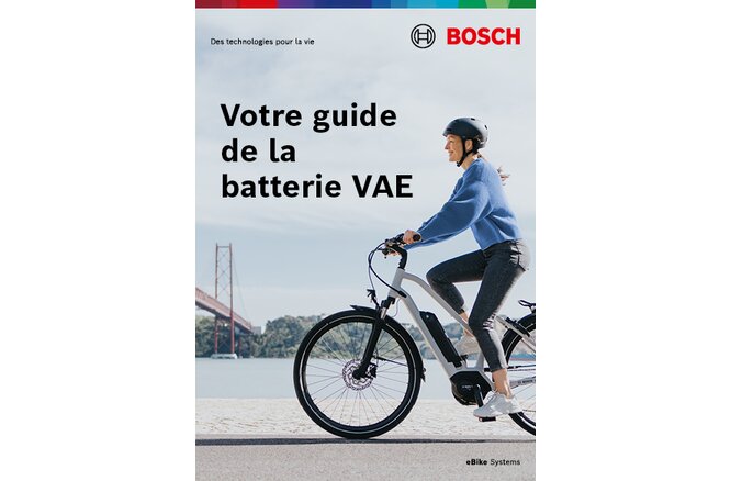 Bosch Info Prospekt Akku Guide französisch 120x170mm