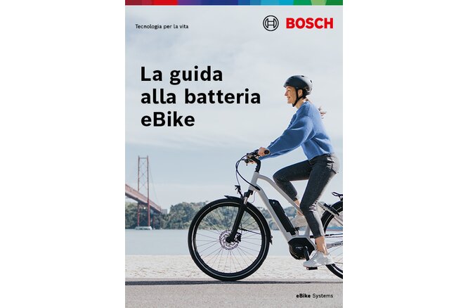 Bosch Info Prospekt Akku Guide italienisch 120x170mm