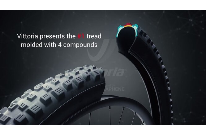 Vittoria Pneu Martello Enduro 4C G2.0 29x2.35 TLR 2-fold schwarz