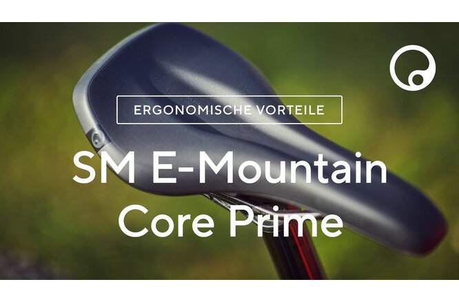 Ergon Sattel SM E-Mountain Core Prime Men M/L ohne Öffnung stealth