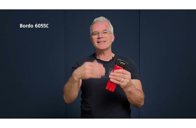 Abus Faltschloss Bordo Lite Mini 6055C/60 Code ohne Halter schwarz