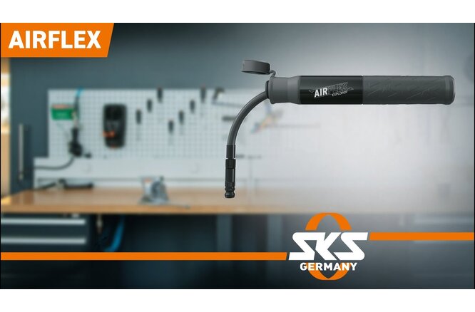 SKS Minipumpe Airflex Explorer Alu/Kunststoff AV SV schwarz