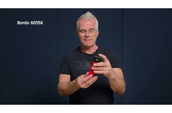 Abus Faltschloss Bordo Lite Mini 6055K/60 ohne Halter rot